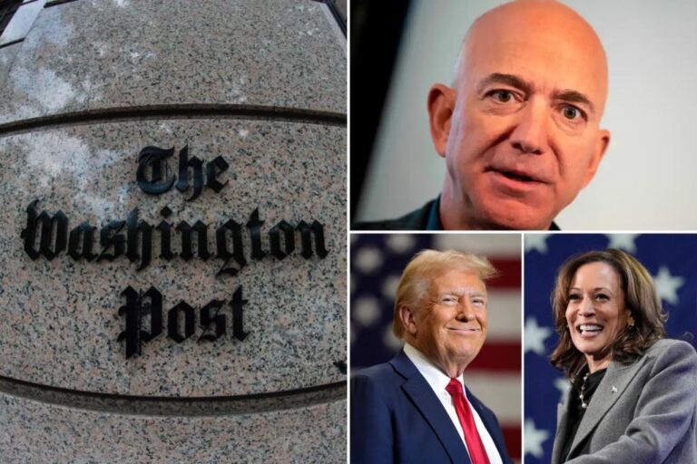 Washington Post loses 250,000 - or 10% - subscribers over decision not to endorse Kamala Harris: report

