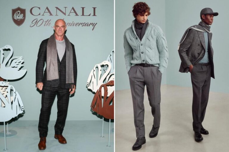 "Law & Order" star Christopher Meloni says Canali cashmere is the next best thing to being naked

